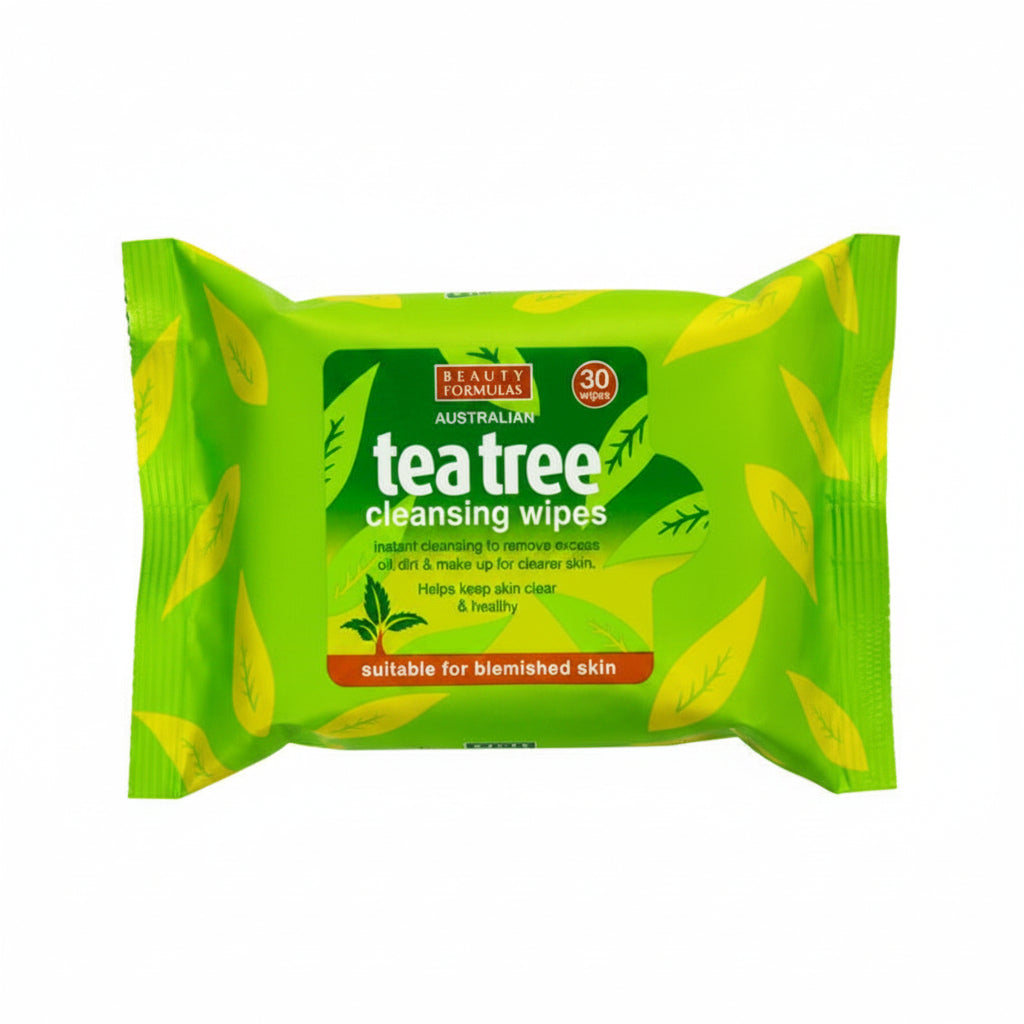 Tea Tree Cleansing Wipes -30pcs