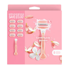Venus ComfortGlide Spa Breeze Razor Set -8pcs